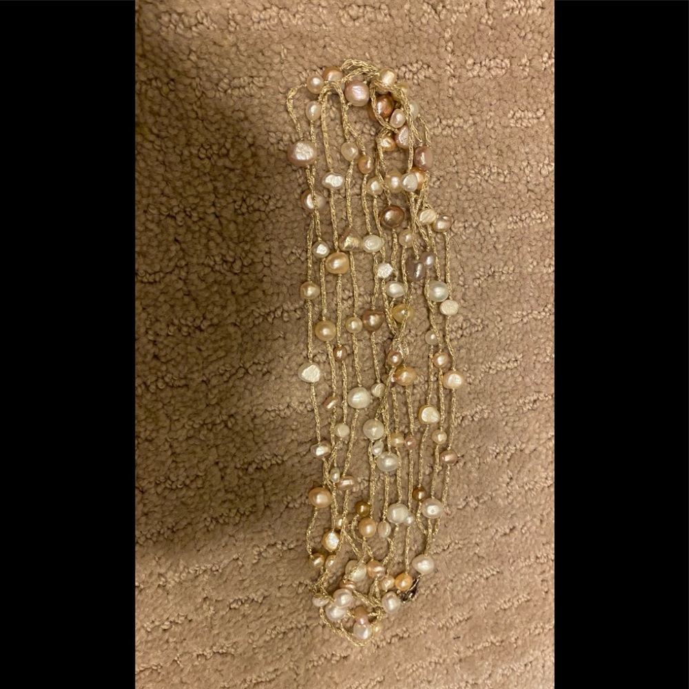 Authentic fresh water pearls necklace